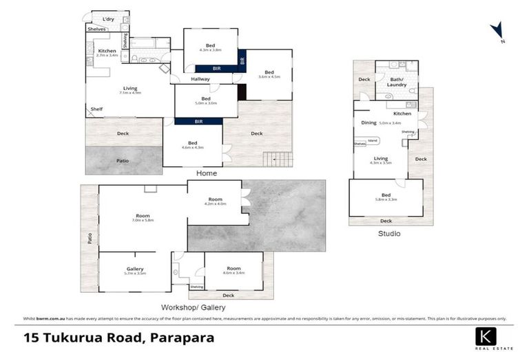 Photo of property in 15 Tukurua Road, Parapara, Takaka, 7182