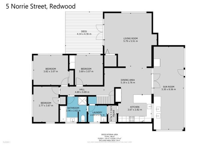 Photo of property in 5 Norrie Street, Redwood, Christchurch, 8051