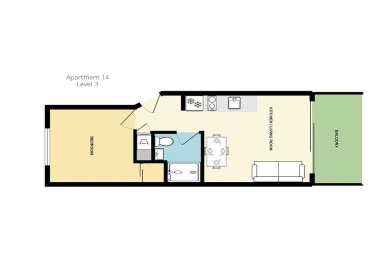 Photo of property in 14/23 London Street, Dunedin Central, Dunedin, 9016