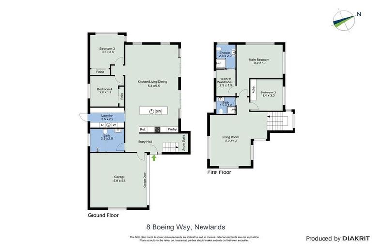 Photo of property in 8 Boeing Way, Newlands, Wellington, 6037