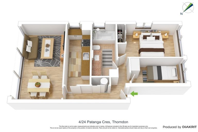 Photo of property in 4/24 Patanga Crescent, Thorndon, Wellington, 6011