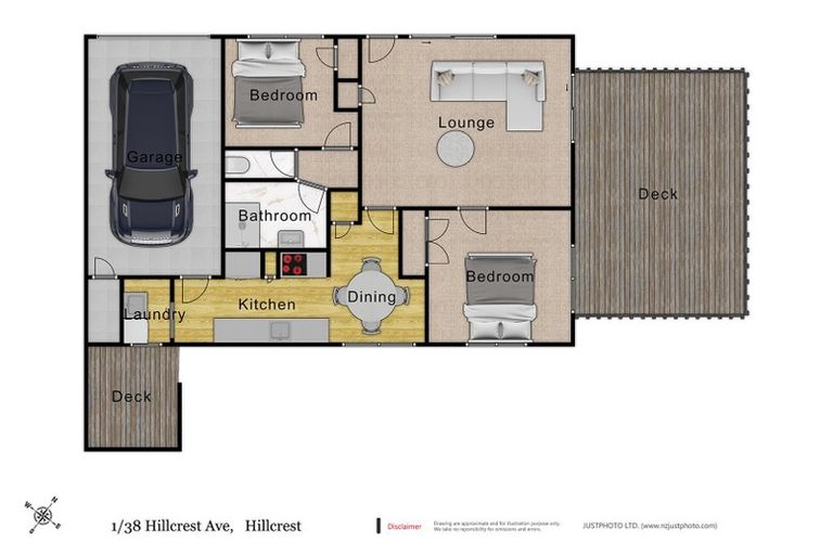 Photo of property in 1/38 Hillcrest Avenue, Hillcrest, Auckland, 0627