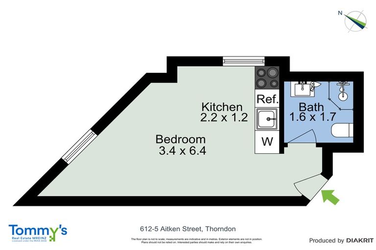 Photo of property in Aitken Street Apartments, 612/5 Aitken Street, Thorndon, Wellington, 6011