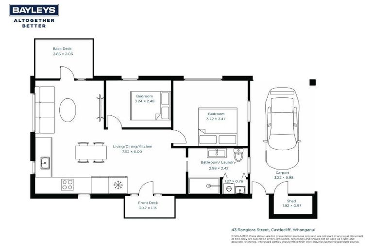 Photo of property in 43 Rangiora Street, Castlecliff, Whanganui, 4501