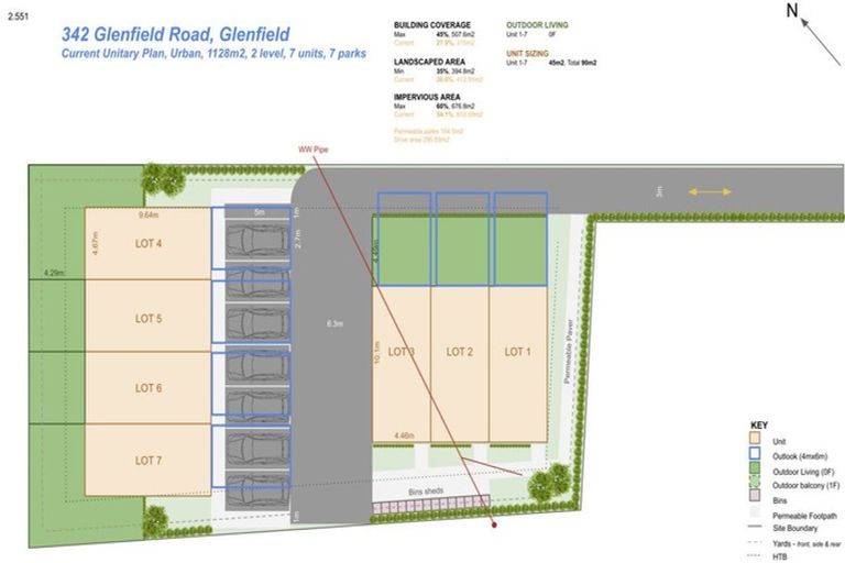 Photo of property in 342 Glenfield Road, Glenfield, Auckland, 0629