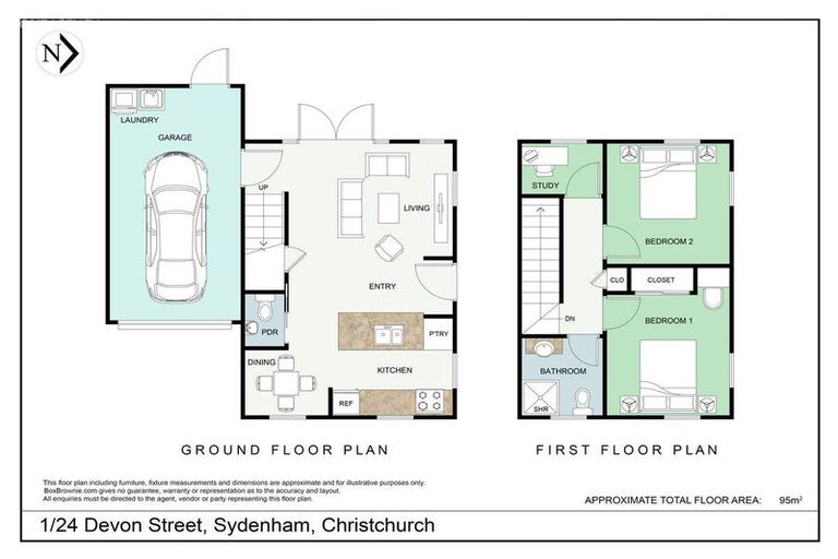 Photo of property in 1/24 Devon Street, Sydenham, Christchurch, 8023