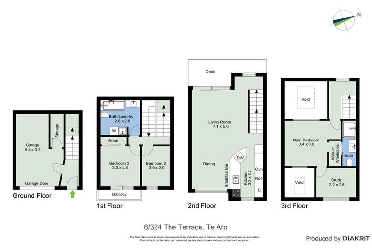 Photo of property in Fernhill Flats, 6/324 The Terrace, Te Aro, Wellington, 6011