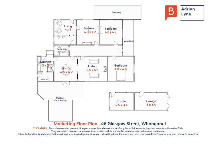 Photo of property in 42 Glasgow Street, Whanganui, 4500