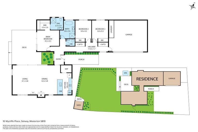 Photo of property in 10 Wycliffe Place, Solway, Masterton, 5810