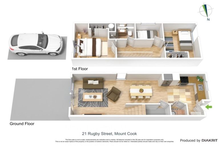 Photo of property in Nouvo Apartments, 5/21 Rugby Street, Mount Cook, Wellington, 6021