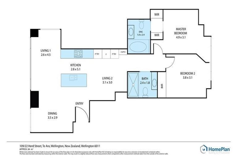 Photo of property in Chaffers Dock, 109/22 Herd Street, Te Aro, Wellington, 6011
