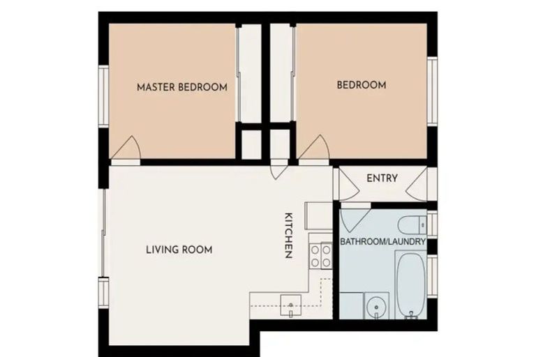 Photo of property in 1/57 Carrington Street, Lower Vogeltown, New Plymouth, 4310