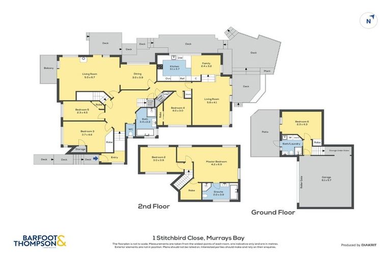 Photo of property in 1 Stitchbird Close, Murrays Bay, Auckland, 0630