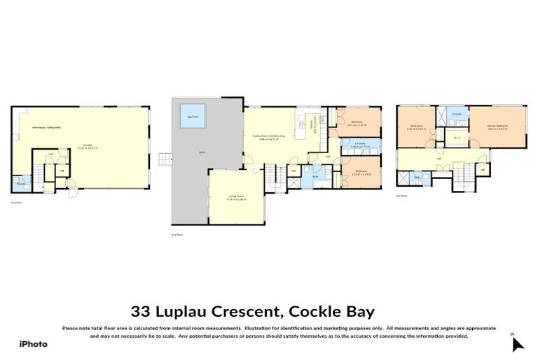 Photo of property in 33 Luplau Crescent, Cockle Bay, Auckland, 2014