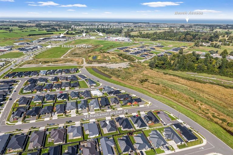 Photo of property in 18 Nathaniel Archer Street, Woodend, 7610