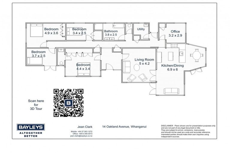 Photo of property in 14 Oakland Avenue, Saint Johns Hill, Whanganui, 4500