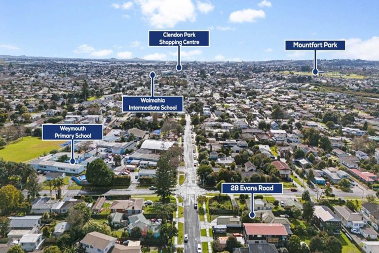Photo of property in 28 Evans Road, Weymouth, Auckland, 2103