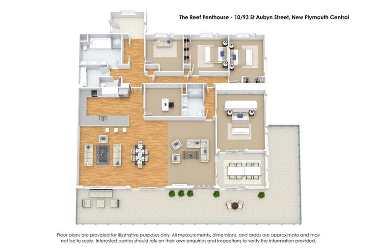 Photo of property in The Reef, 93 Saint Aubyn Street, New Plymouth, 4310