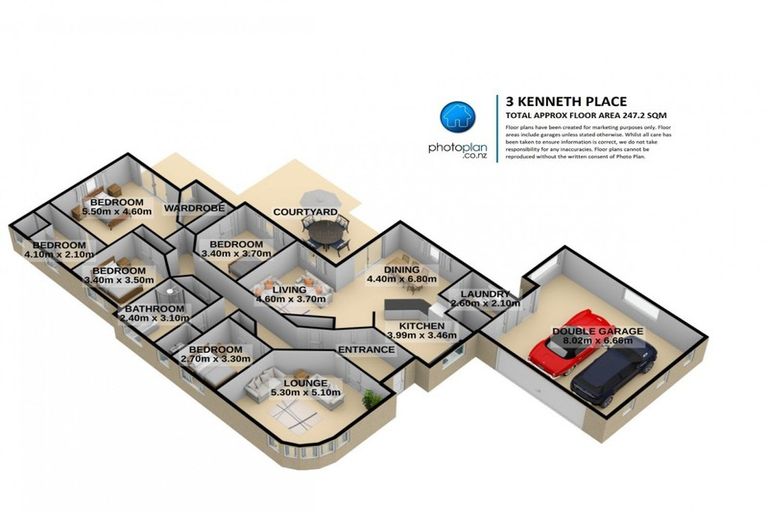 Photo of property in 3 Kenneth Place, Rototuna, Hamilton, 3210