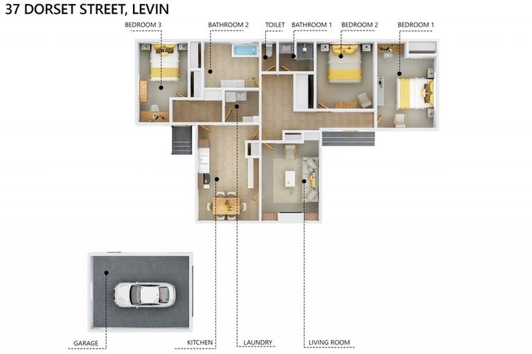 Photo of property in 37 Dorset Street, Levin, 5510