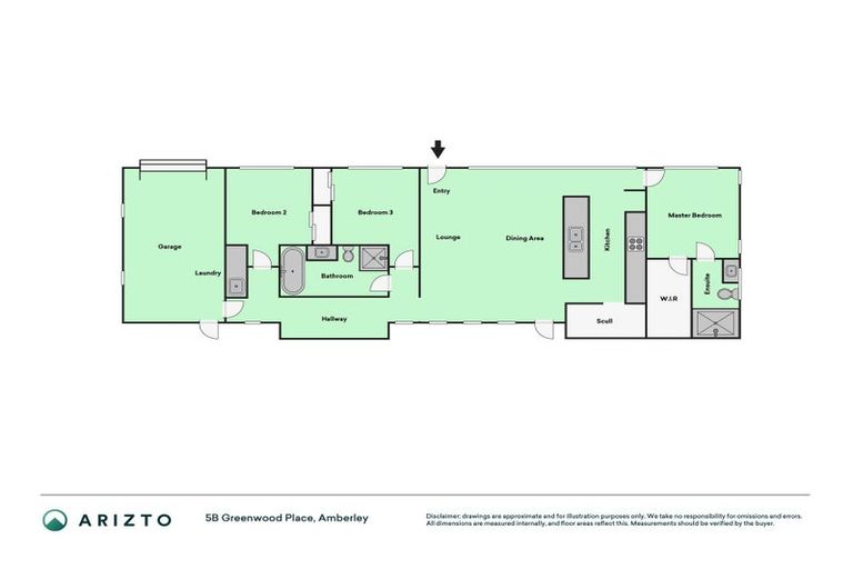 Photo of property in 5b Greenwood Place, Amberley, 7410