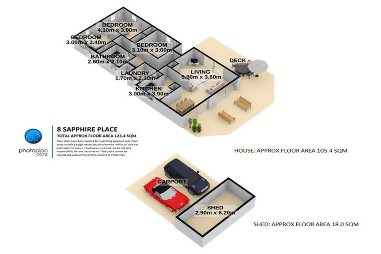 Photo of property in 8 Sapphire Place, Chartwell, Hamilton, 3210