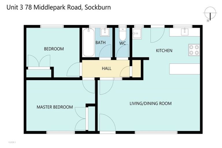 Photo of property in 3/78 Middlepark Road, Sockburn, Christchurch, 8042