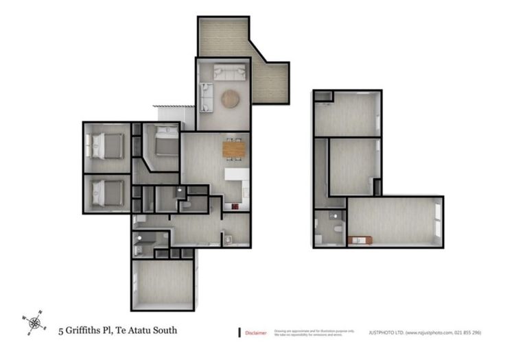 Photo of property in 5 Griffiths Place, Te Atatu South, Auckland, 0610