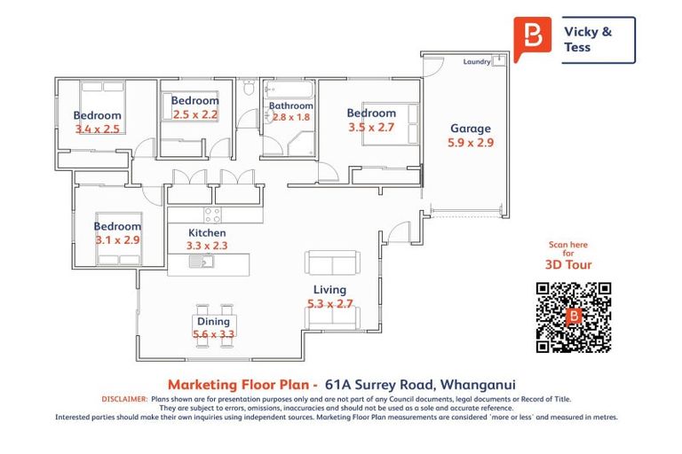 Photo of property in 61a Surrey Road, Springvale, Whanganui, 4501