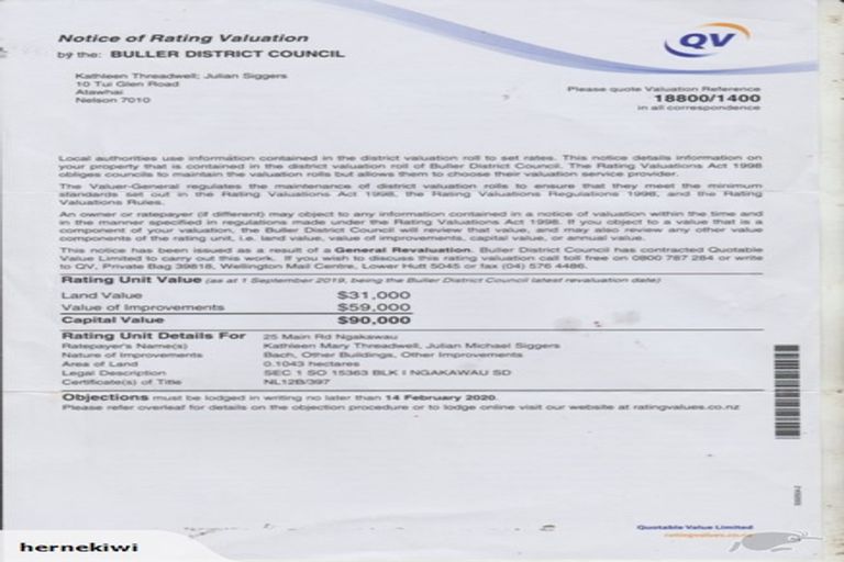 Photo of property in 25 Main Rd Ngakawau, Ngakawau, 7824