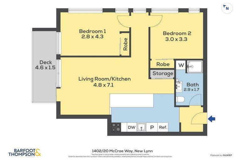 Photo of property in 1402/20 Mccrae Way, New Lynn, Auckland, 0600