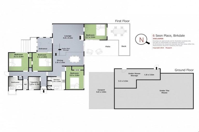 Photo of property in 6 Seon Place, Birkdale, Auckland, 0626