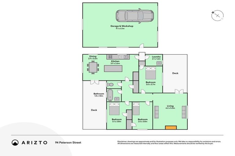 Photo of property in 94 Paterson Street, Aramoho, Whanganui, 4500