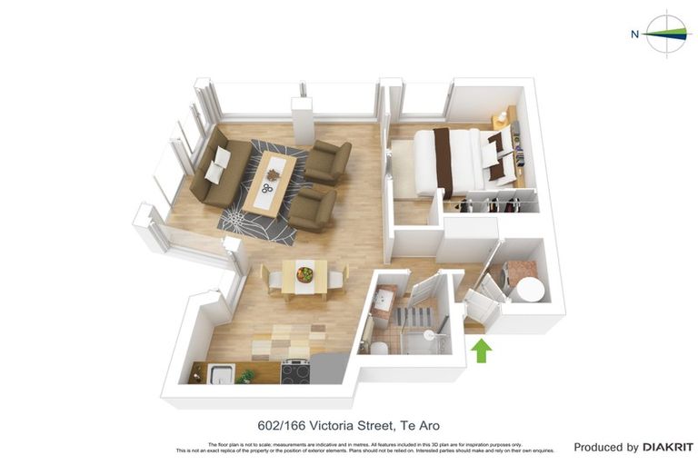 Photo of property in Vsp South, 602/166 Victoria Street, Te Aro, Wellington, 6011