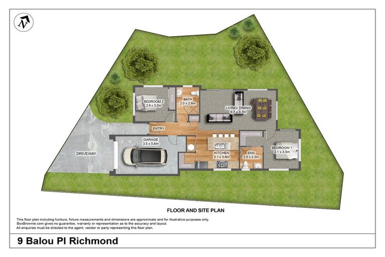 Photo of property in 9 Balou Place, Richmond, 7020