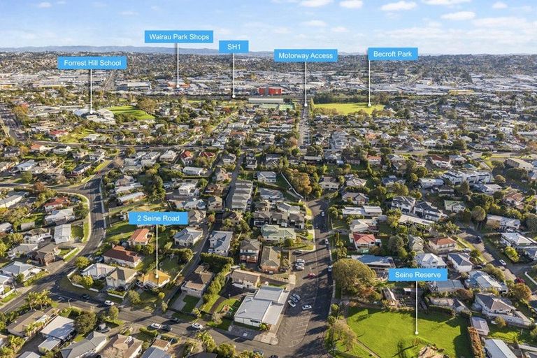Photo of property in 2 Seine Road, Forrest Hill, Auckland, 0620