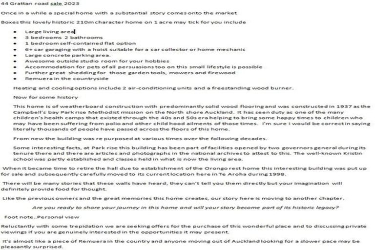 Photo of property in 44 Grattan Road, Te Aroha, 3392