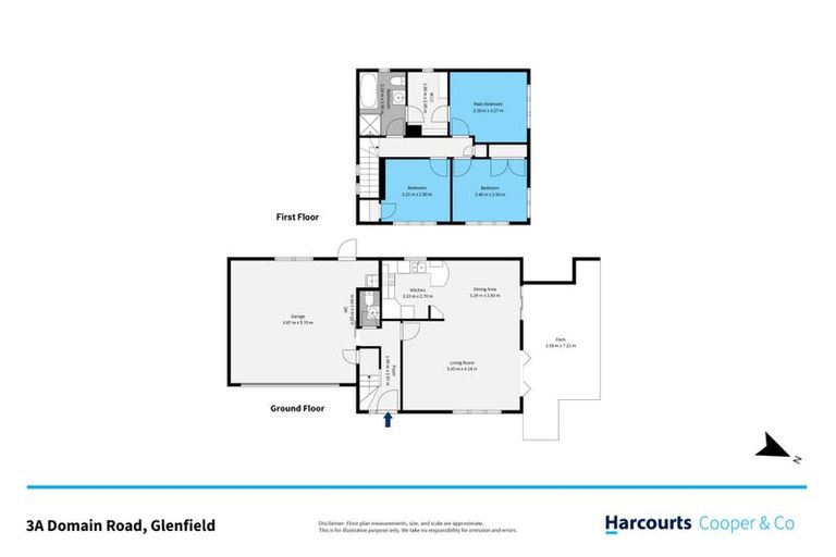 Photo of property in 2/3 Domain Road, Glenfield, Auckland, 0629