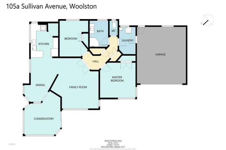 Photo of property in 105a Sullivan Avenue, Woolston, Christchurch, 8023