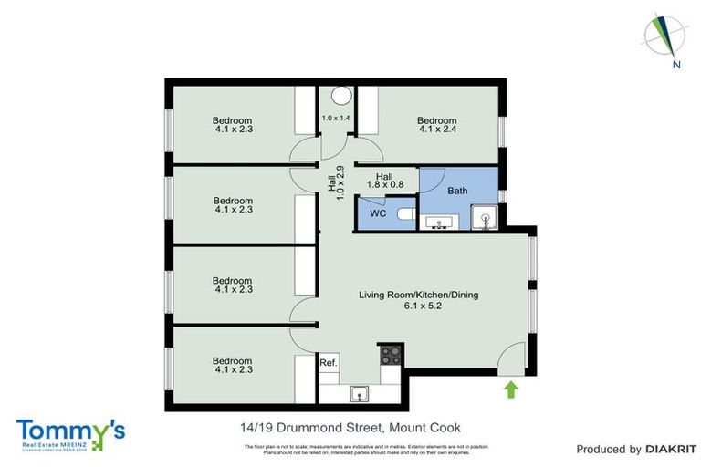 Photo of property in Drummond Street Flats, 14/19 Drummond Street, Mount Cook, Wellington, 6021