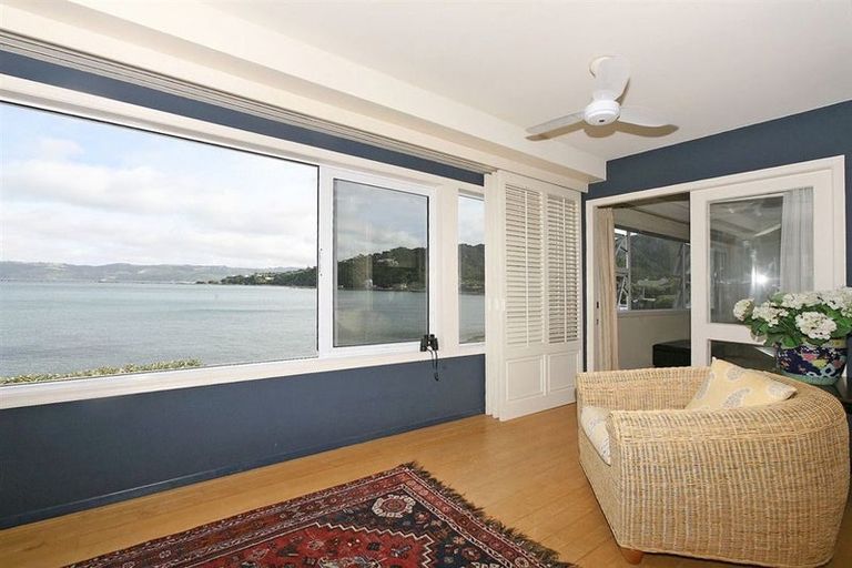 Photo of property in 1a Gill Road, Lowry Bay, Lower Hutt, 5013