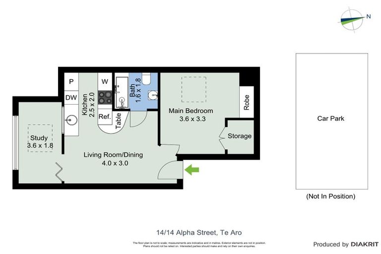 Photo of property in Courtenay Mews Apartments, 14/14 Alpha Street, Te Aro, Wellington, 6011