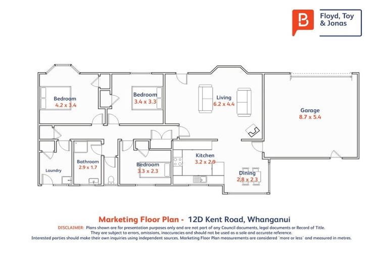 Photo of property in 12d Kent Road, Saint Johns Hill, Whanganui, 4501