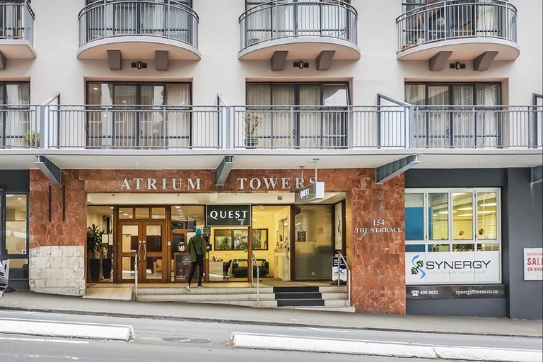 Photo of property in Atrium Towers, 5c/154 The Terrace, Wellington Central, Wellington, 6011