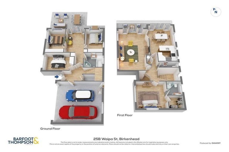 Photo of property in 2/25 Waipa Street, Birkenhead, Auckland, 0626