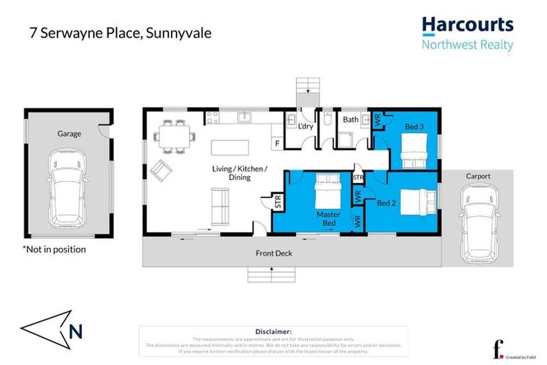 Photo of property in 7 Serwayne Place, Sunnyvale, Auckland, 0612