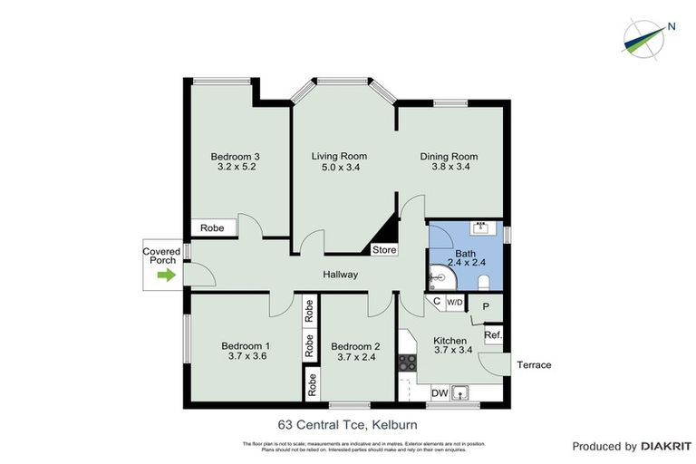 Photo of property in 63 Central Terrace, Kelburn, Wellington, 6012