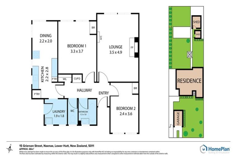 Photo of property in 15 Grierson Street, Naenae, Lower Hutt, 5011
