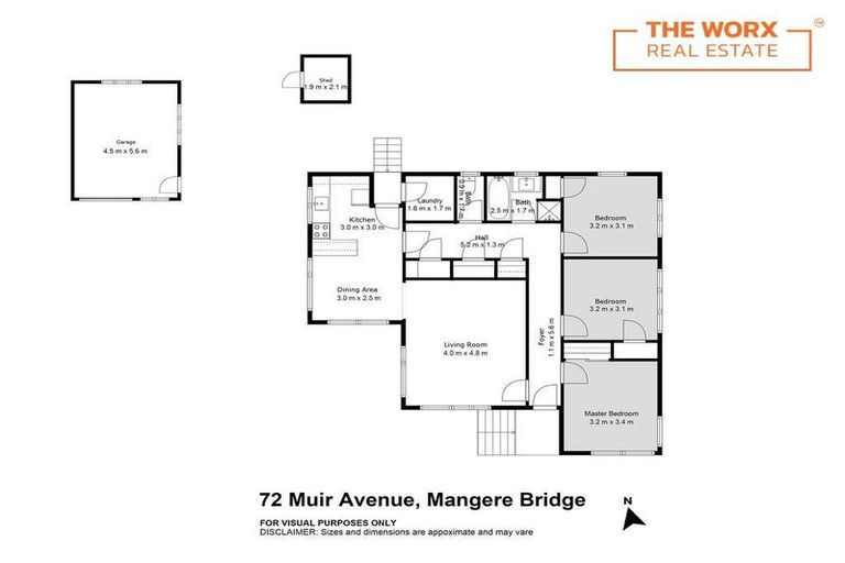 Photo of property in 72 Muir Avenue, Mangere Bridge, Auckland, 2022