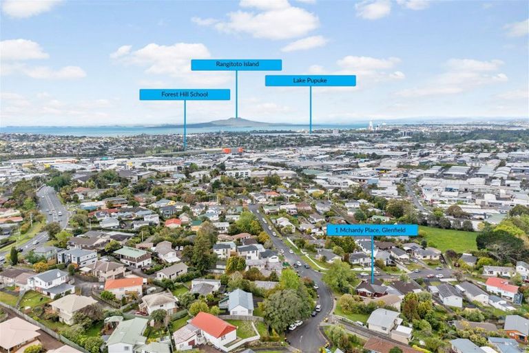 Photo of property in 1 Mchardy Place, Glenfield, Auckland, 0627